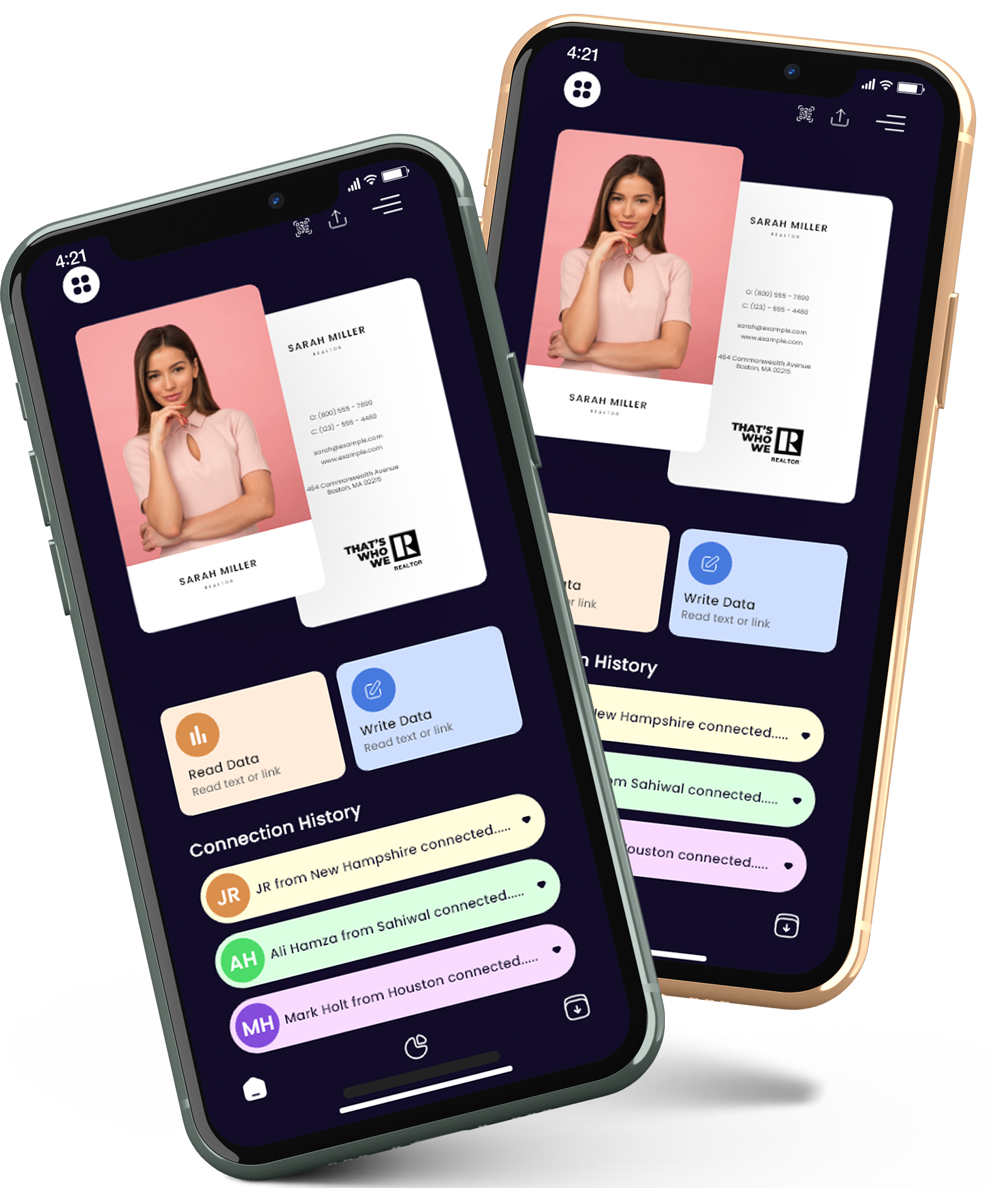 Transfers you to their phone in a tap